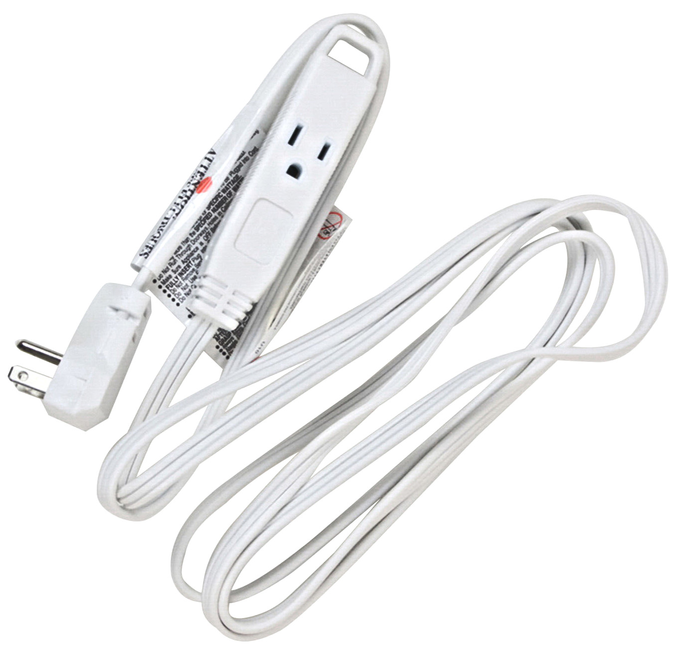 AXIS 3-OUTLET GROUNDED 8FT WHITE EXTENSION CORD BLOWOUT SALE - SAVE UP TO 45%!!!