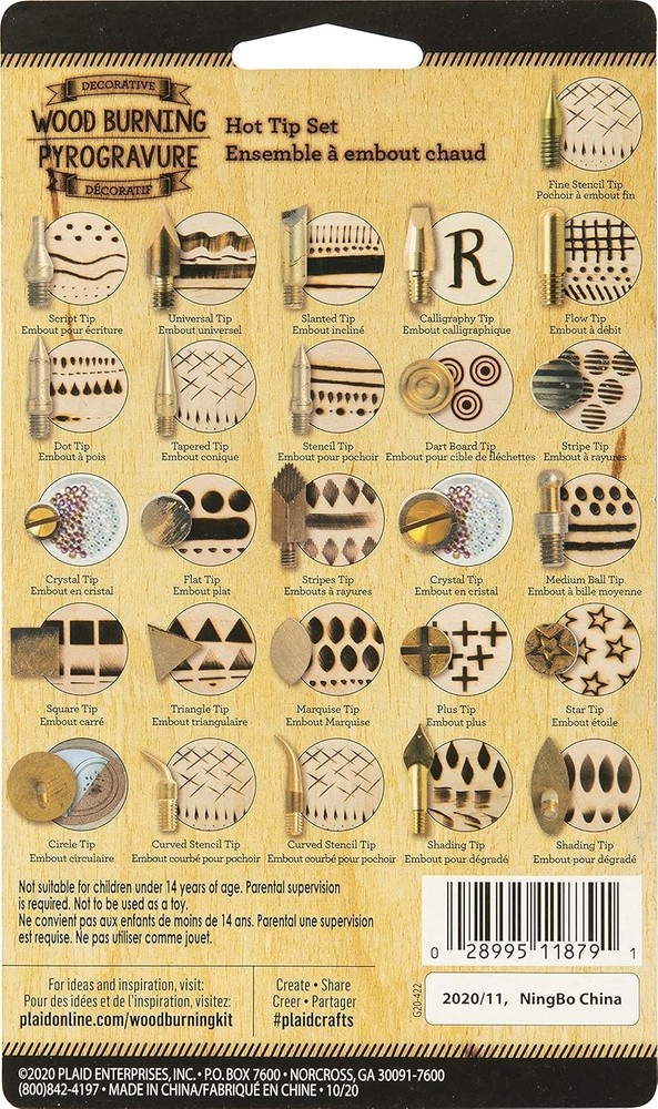 Comprehensive Wood Burning Tool Set with 26 Interchangeable Tips for Artists