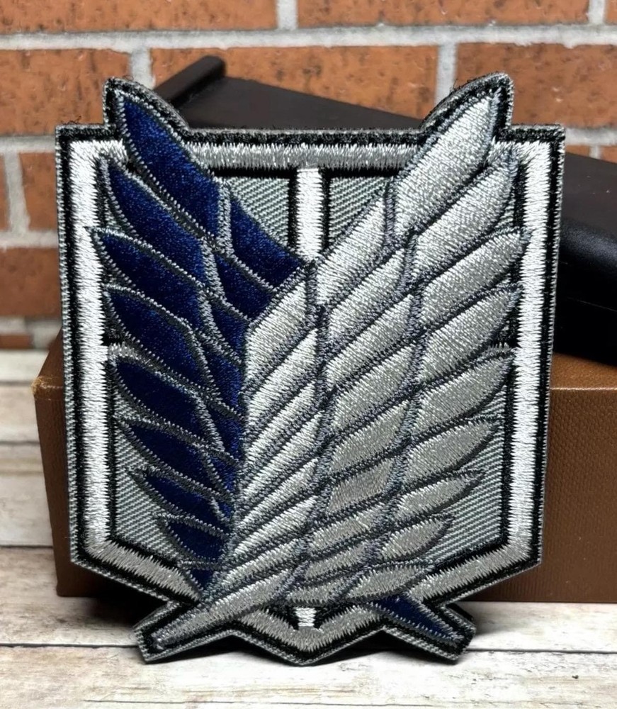 Tactical Morale Patch - Attack on Titan Patch - Embroidered Anime Wings Patch