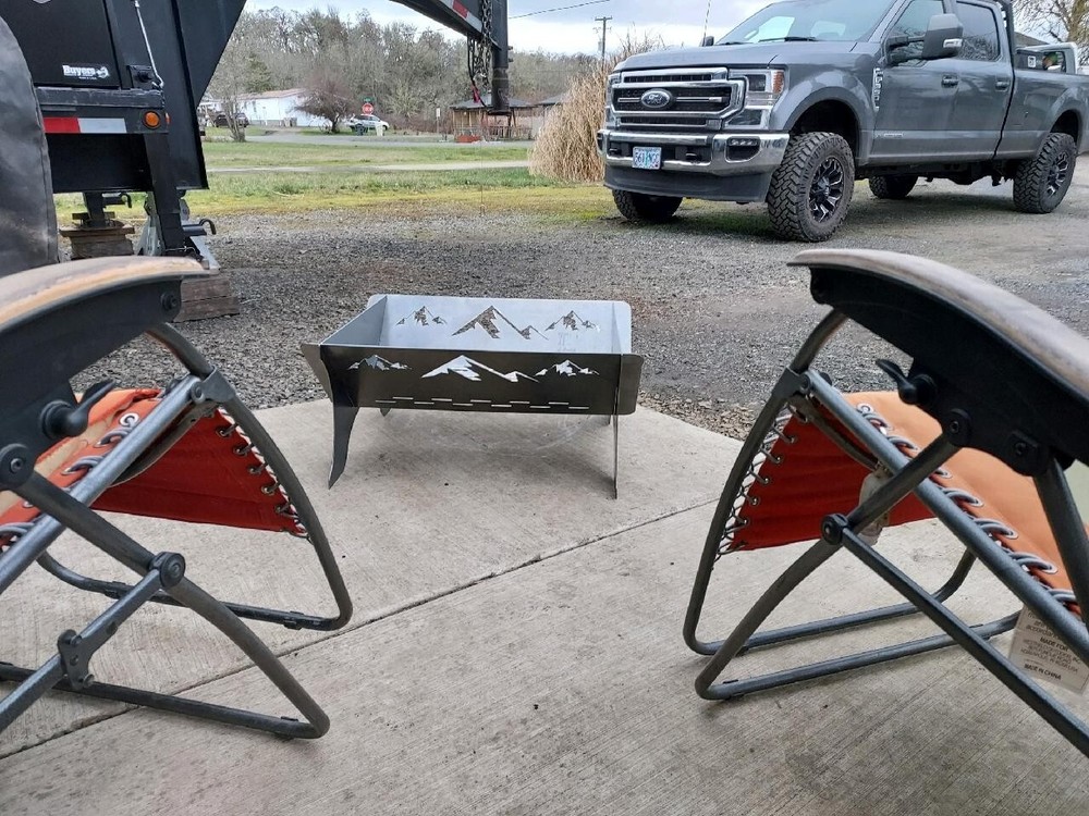 Medium Open Fire Pit (Collapsible 24")