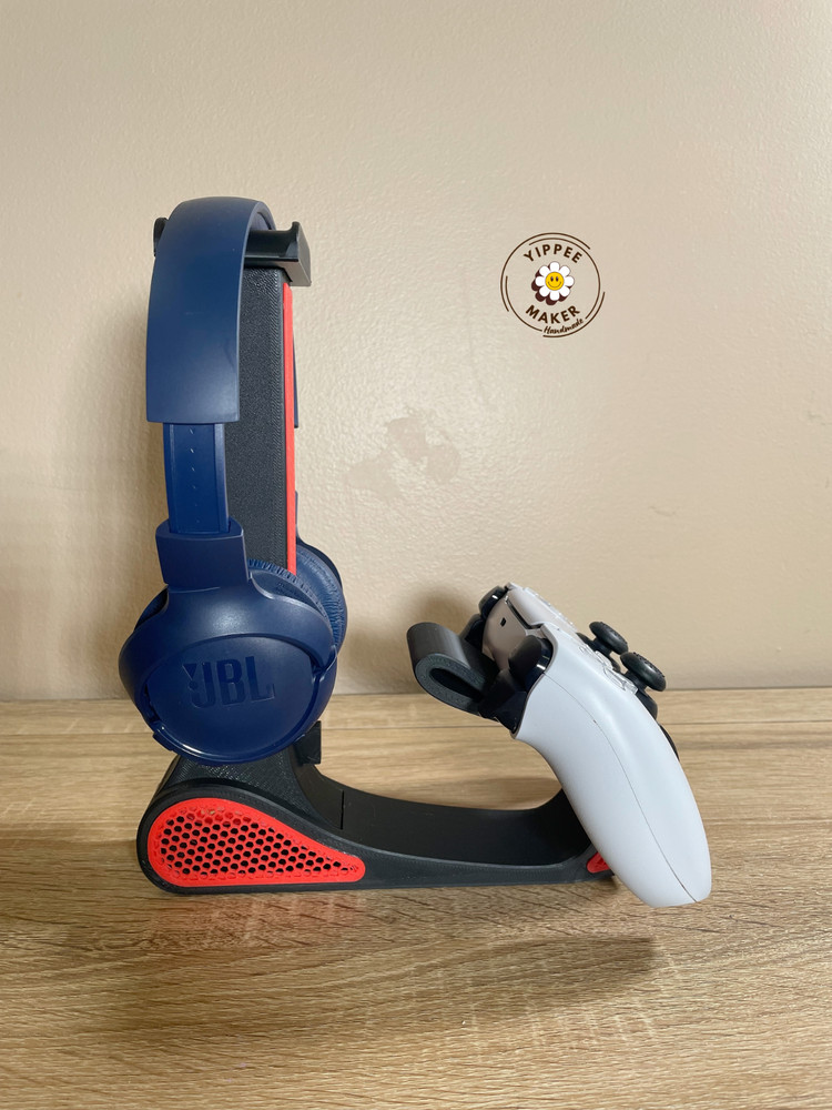 Controller Stand Headphone Holder Game Controller Headset for PS5/XBOX
