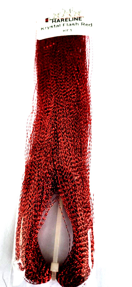 Hareline Krystal Flash  " Red  " # KF3