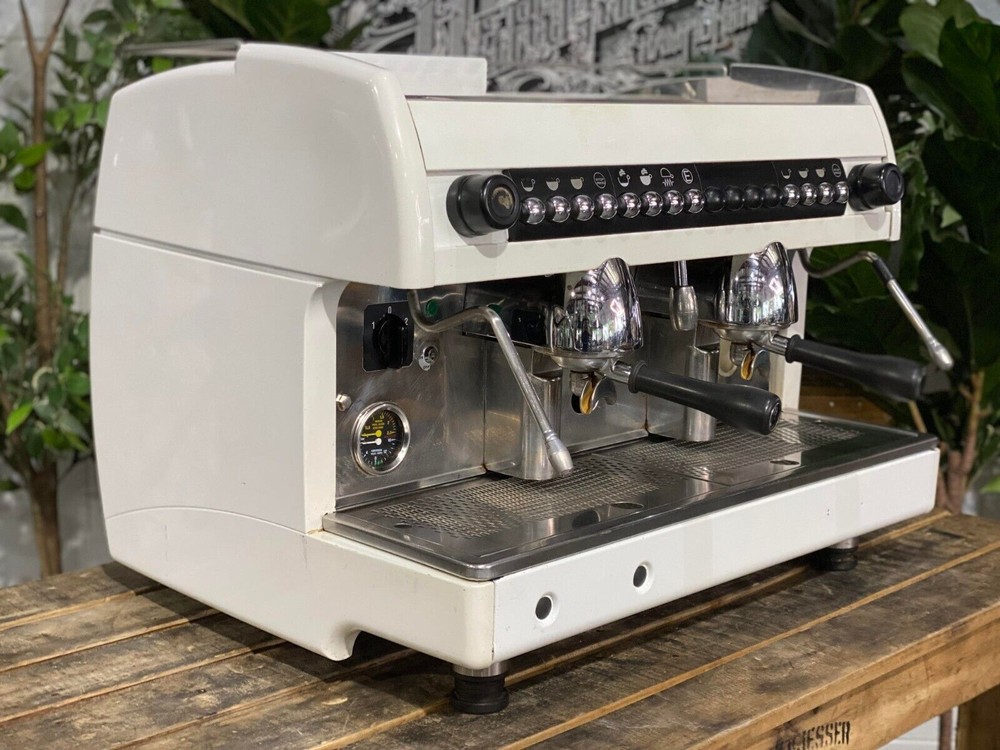 WEGA SPHERA 2 GROUP WHITE ESPRESSO COFFEE MACHINE