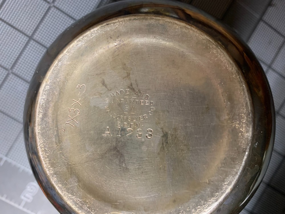 Antique Waldorf Silver Plated Cream Pitcher