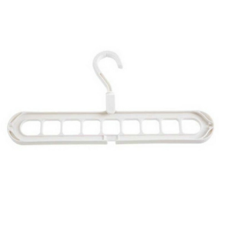 Multifunctional 9-hole Magic Hook Hanger Storage Extendable Foldable Hanger HOT