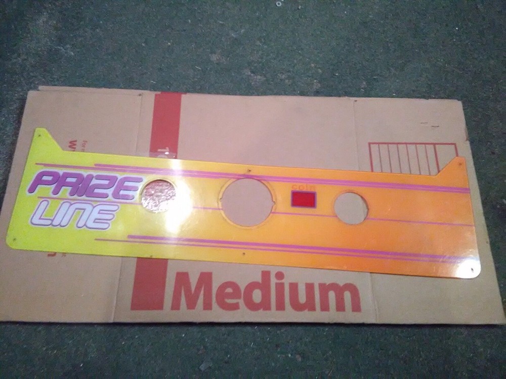 prizeline arcade redemption plexi overlay #1