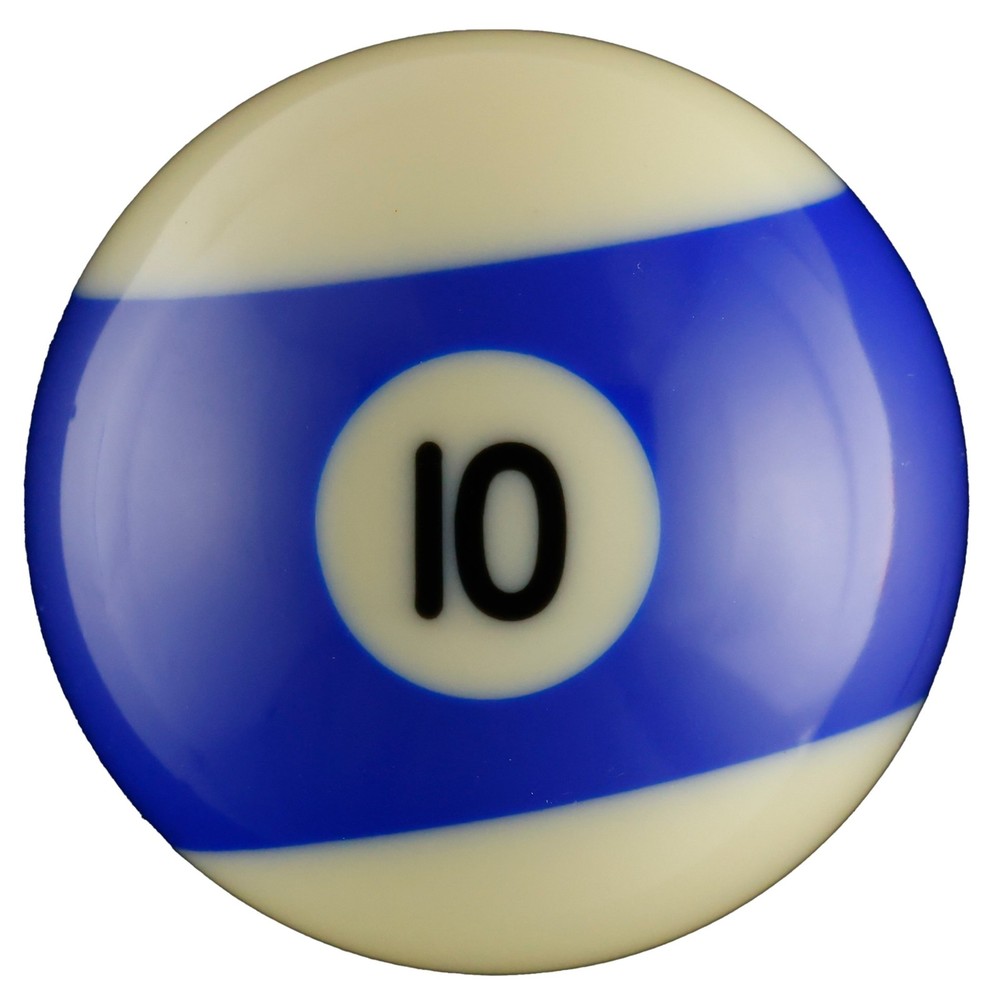 SRS #10 Replacement 2-1/4 Pool Ball (Striped Blue)