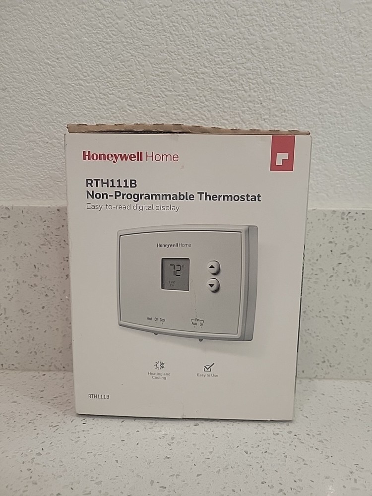 Honeywell RTH111B Non Programmable Heating Cooling Low Voltage Thermostat New