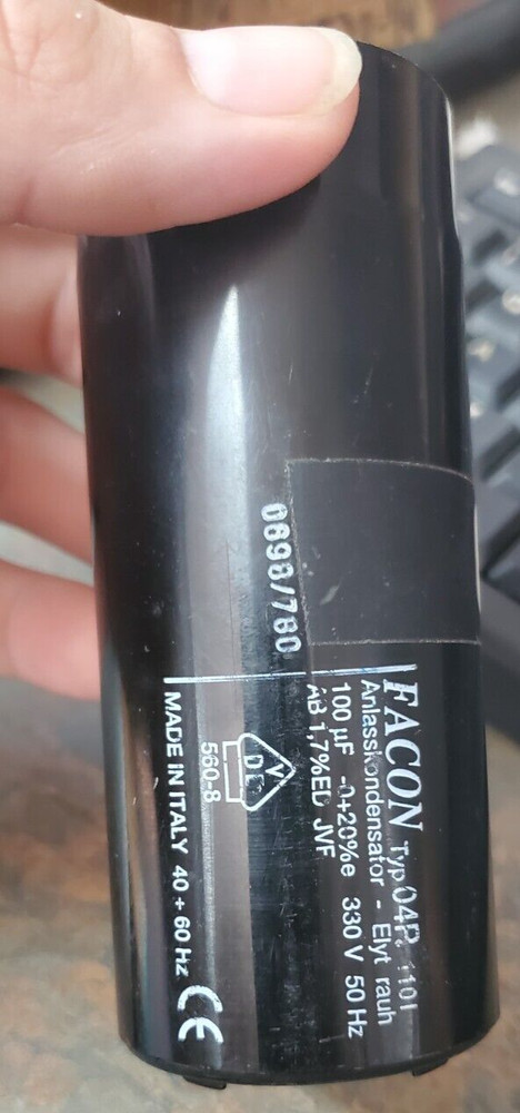 facon anlasskondensator typ 04p.110l