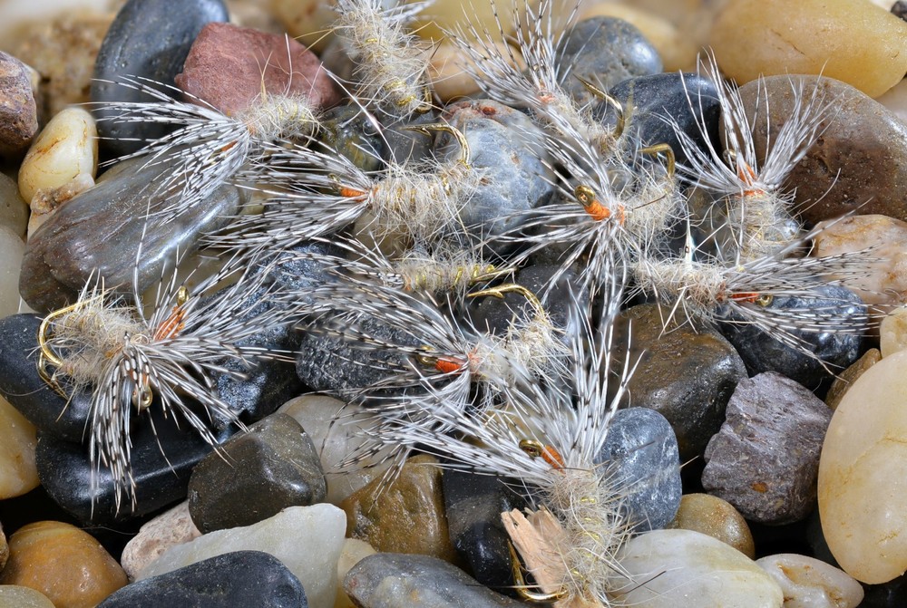 6ct Tenkara Flies - Hares Ear Kebari pattern #12
