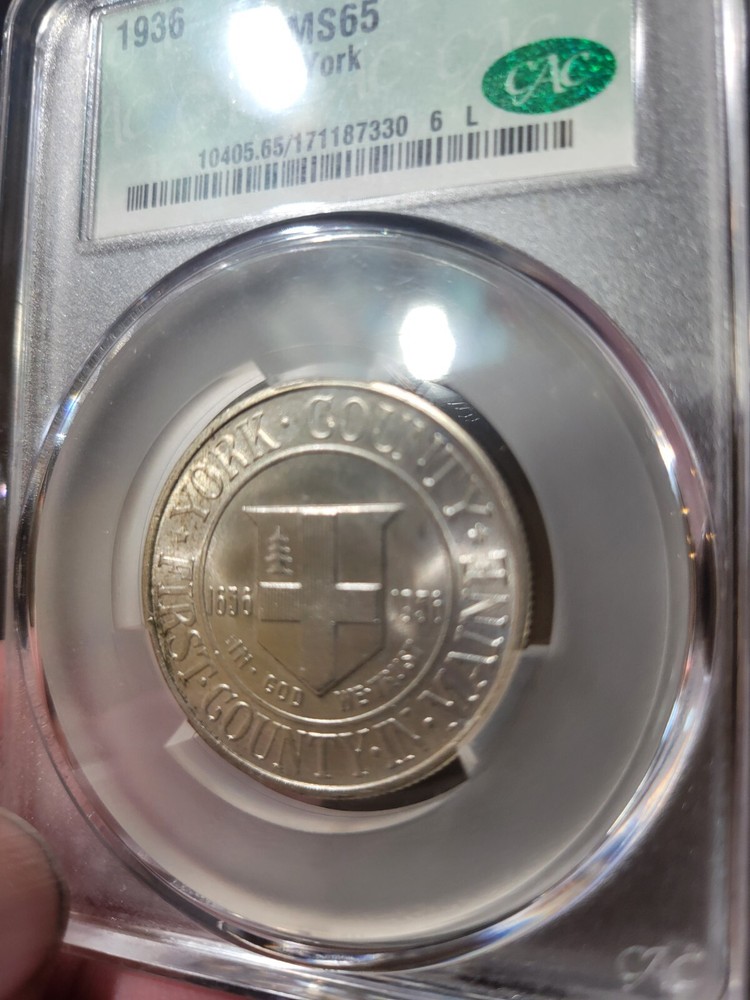 1936 York Half Dollar MS-65 CACG