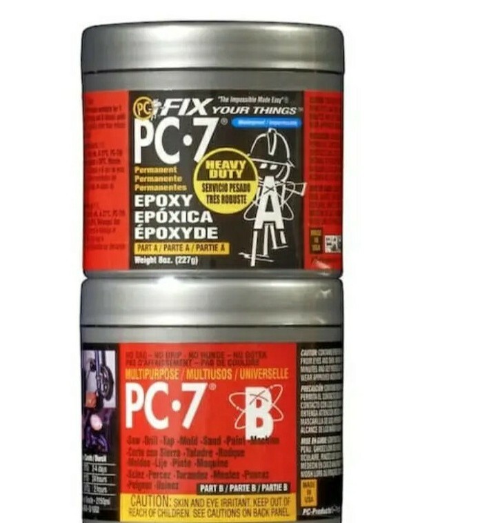 PC Products PC-7 Two-Part Paste Epoxy, 1/2 lb