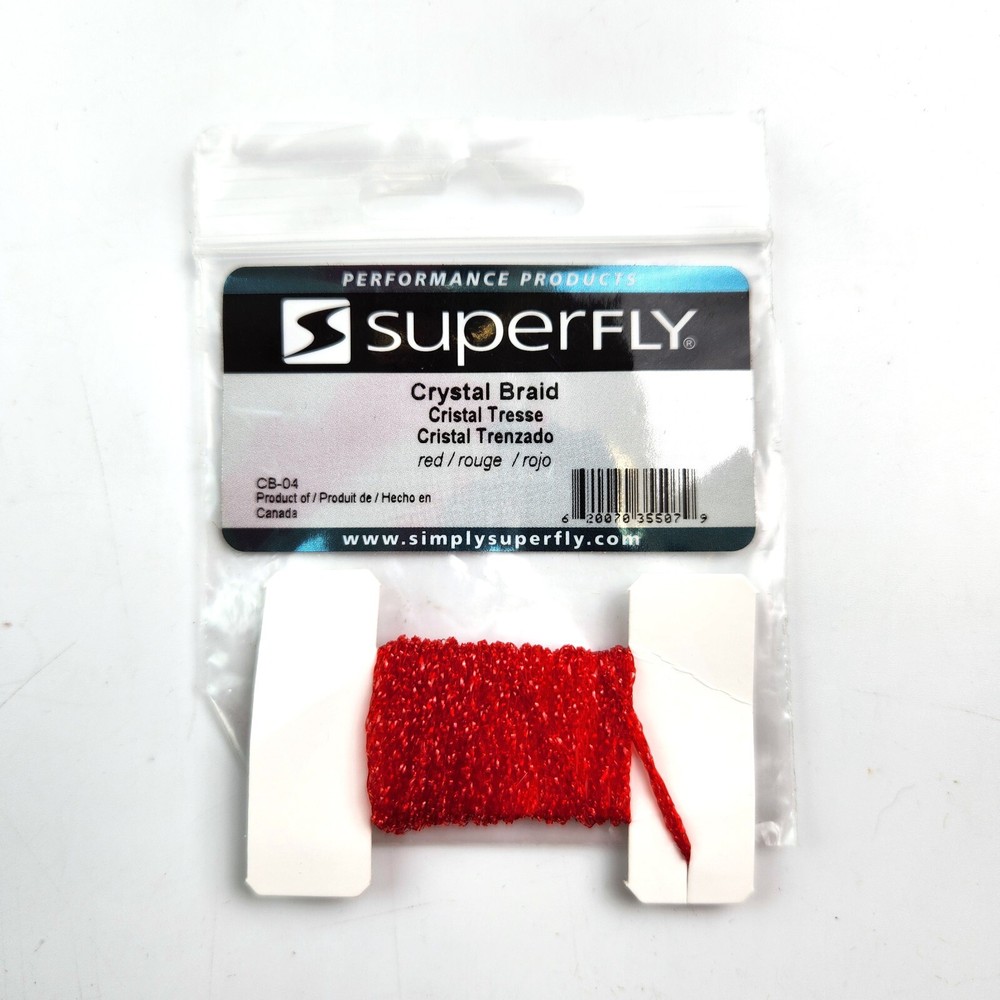 Superfly Crystal Braid - Red