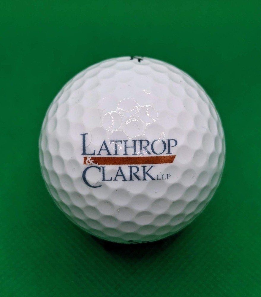 Lathrop & Clark LLP logo golf ball