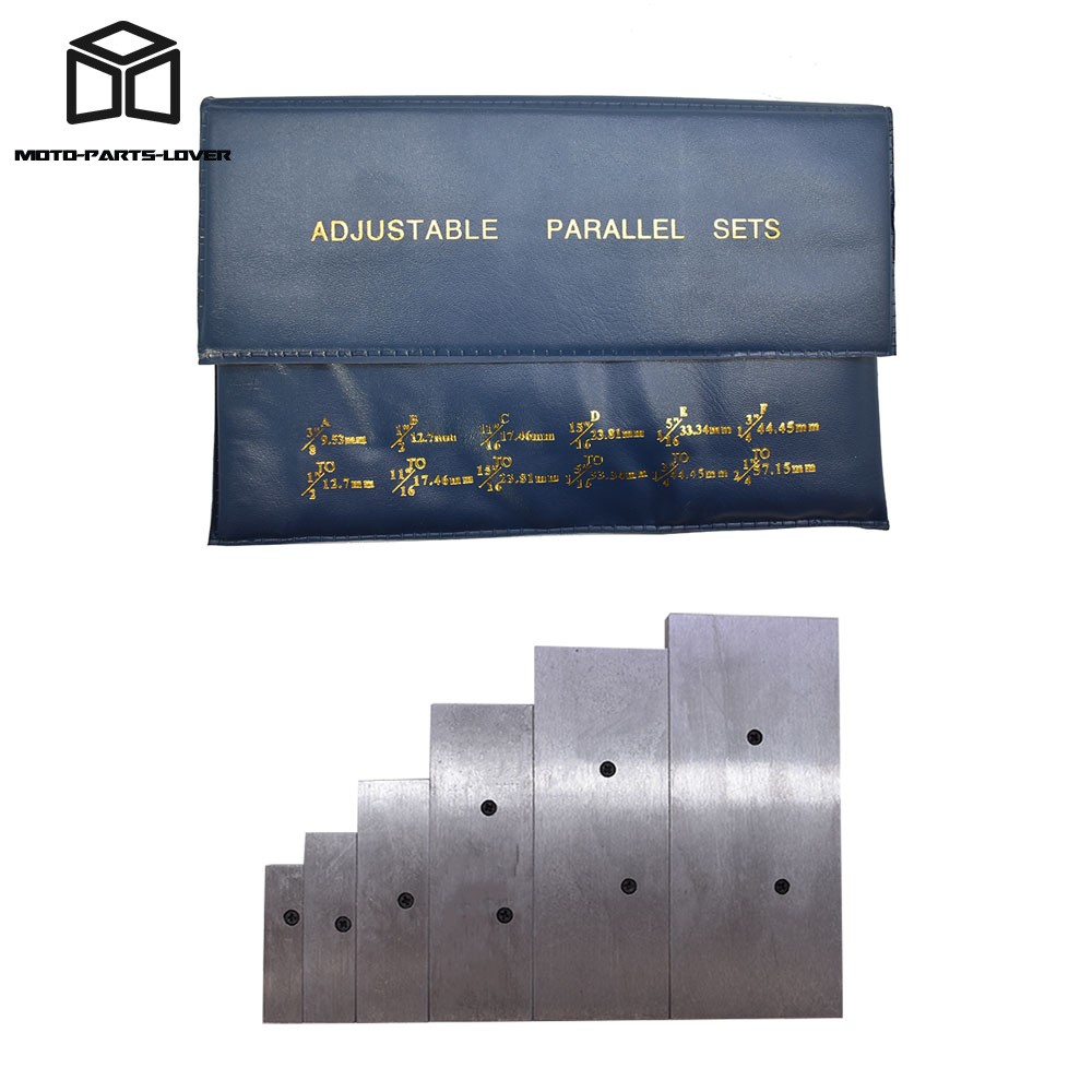 6 Pcs ADJUSTABLE PARALLEL SET 3/8" - 2-1/4" For Layout, Inspection
