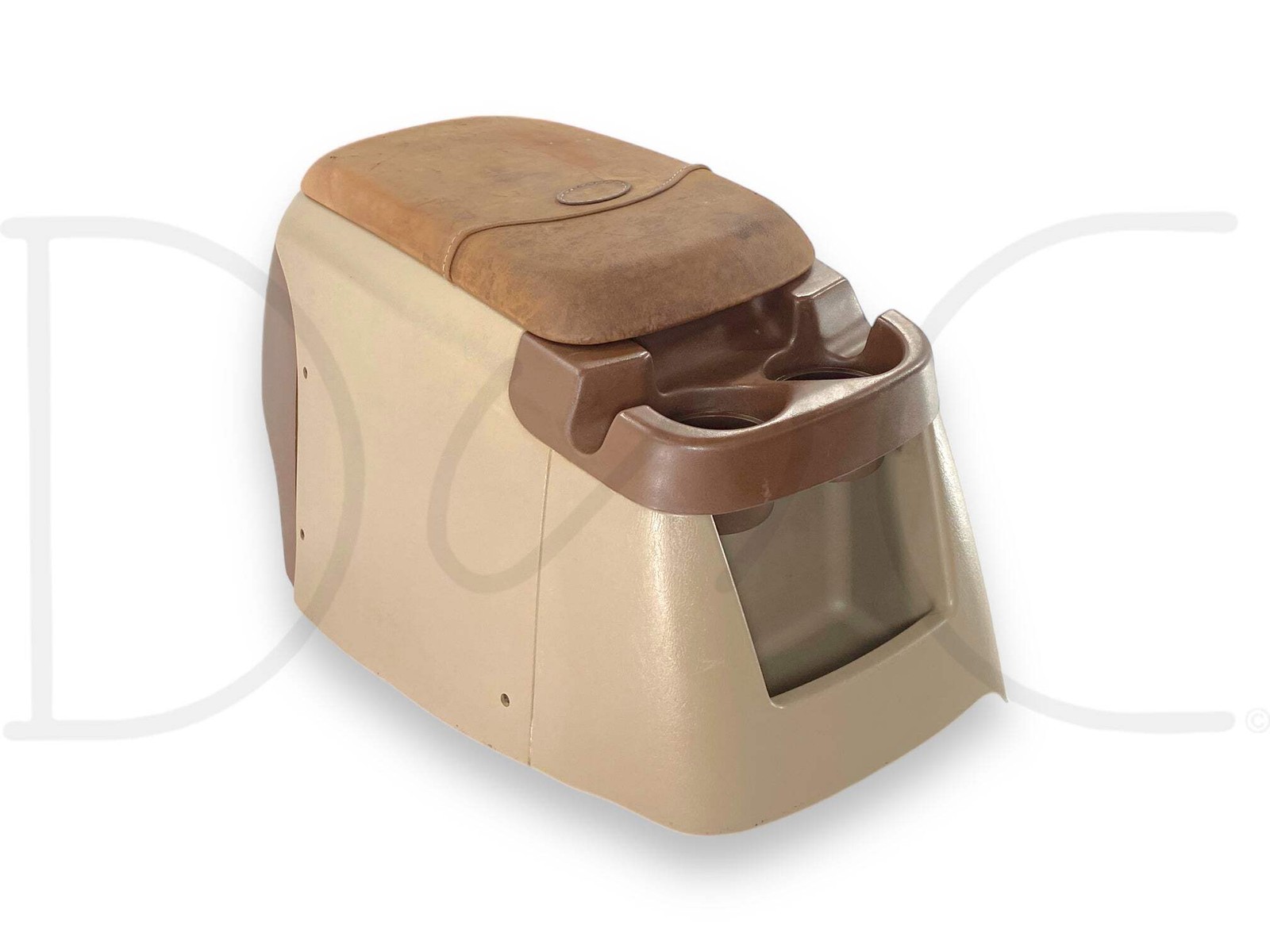 03-07 Ford F250 F350 King Ranch Super Duty Center Console Floor Storage Tan OE