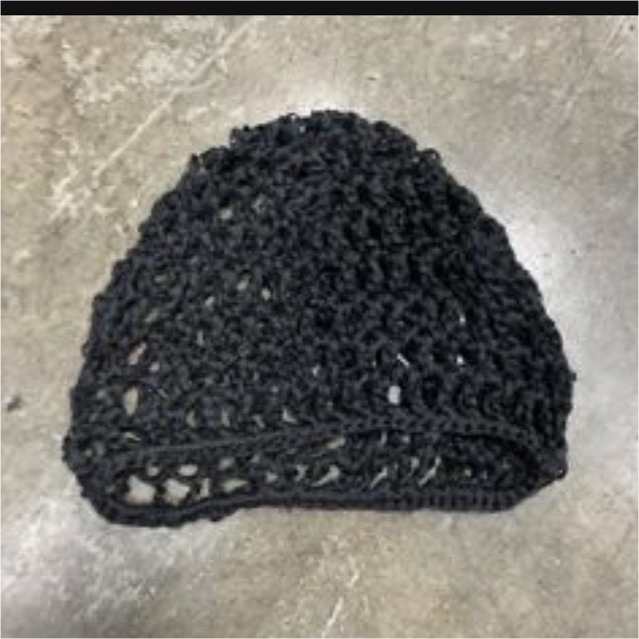 Knitted Black Beanie
