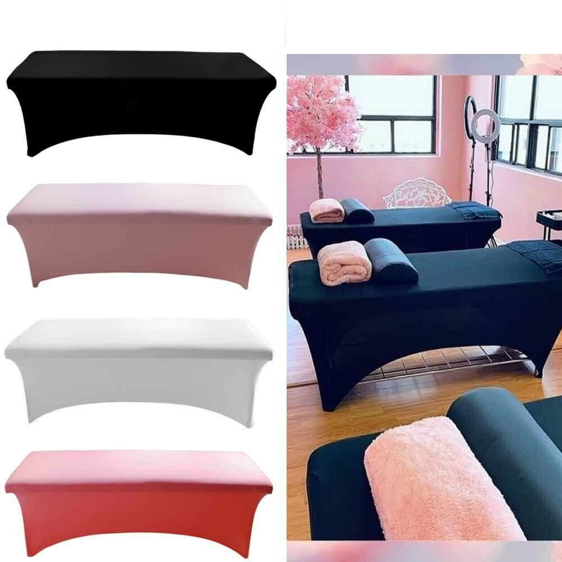 Elastic Table Cover Stretch Tablecloth for Wedding Massage SPA Bed Fitted Sheet