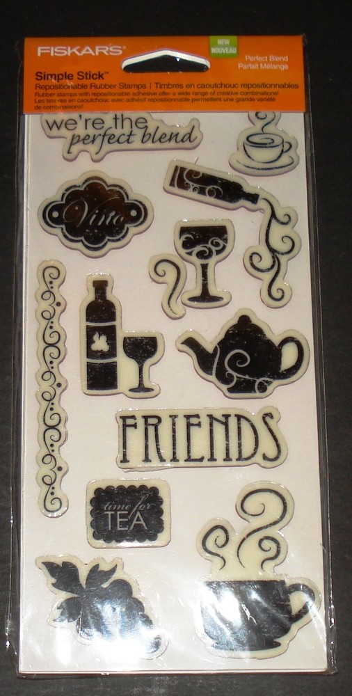 FISKARS SIMPLE STICK REPOSITIONABLE RUBBER STAMPS PERFECT BLEND