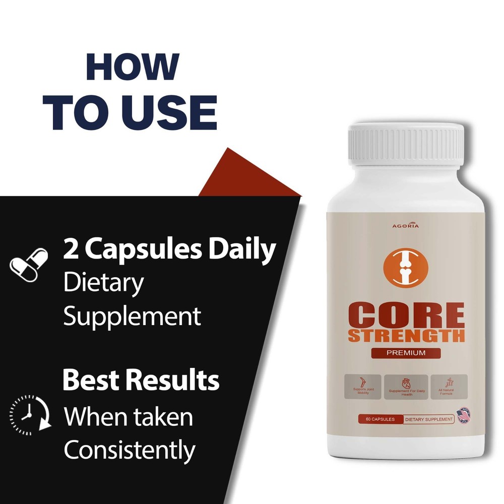 (2 Pack) Core Strength Joint Support Advanced Formula CoreStrength Capsules