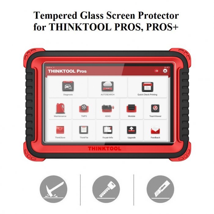 Tempered Glass Screen Protector for ThinkCar ThinkTool PROS PROS+ Scan Tool