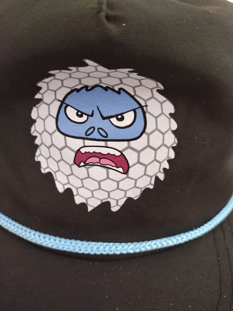 Snowman Golf Hat Cap Black