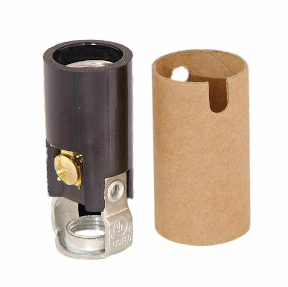 1 1/2"  PHENOLIC CANDELABRA LAMP PART SOCKET    TR-200