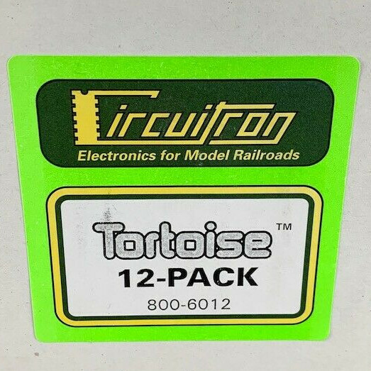 NIB! Circuitron Tortoise Switch Machine 12 Pack 800-6012