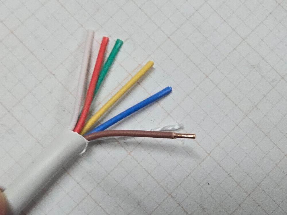 Honeywell Genesis 4764 18/6C Solid Plenum Thermostat Cable White /50ft