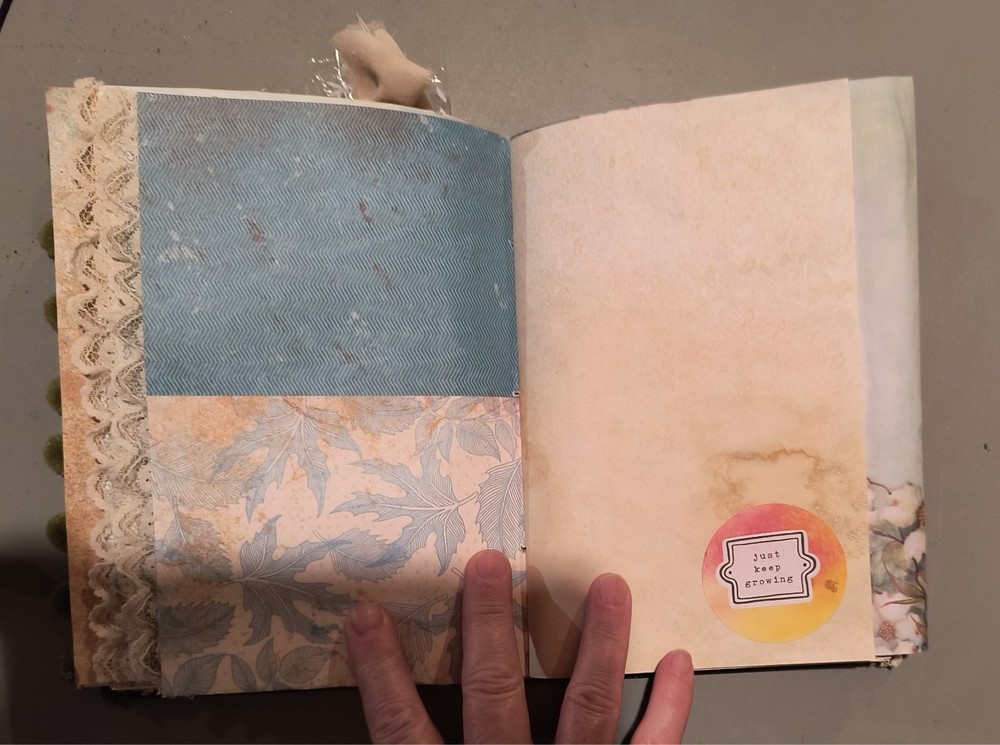 handmade junk writing journal