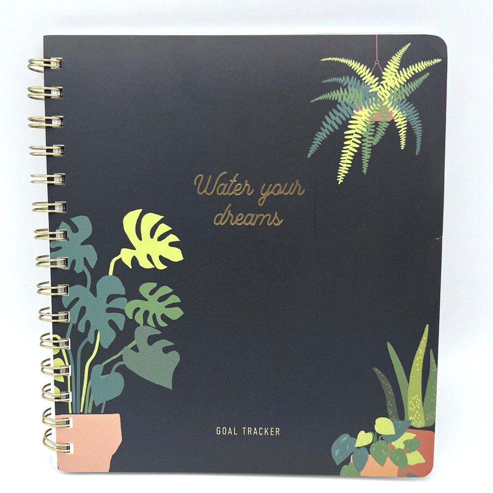 Fringe Goal Tracker Boho "Water Your Dreams" Goal Description Plan Task Tracking