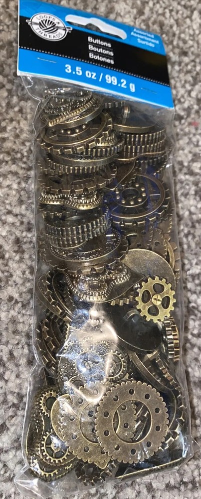 Loops and Threads Buttons 3.5 oz assorted