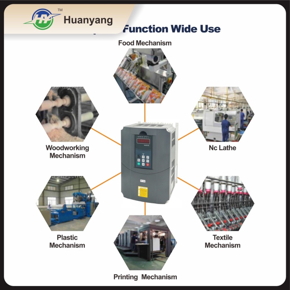 VFD 220V 20HP 15KW Vector Control Variable Frequency Drive Inverter motor CNC