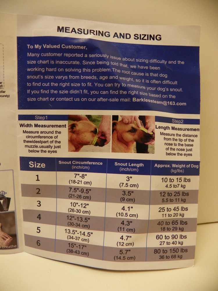 Barkless Silicone Basket Dog Muzzle size 2