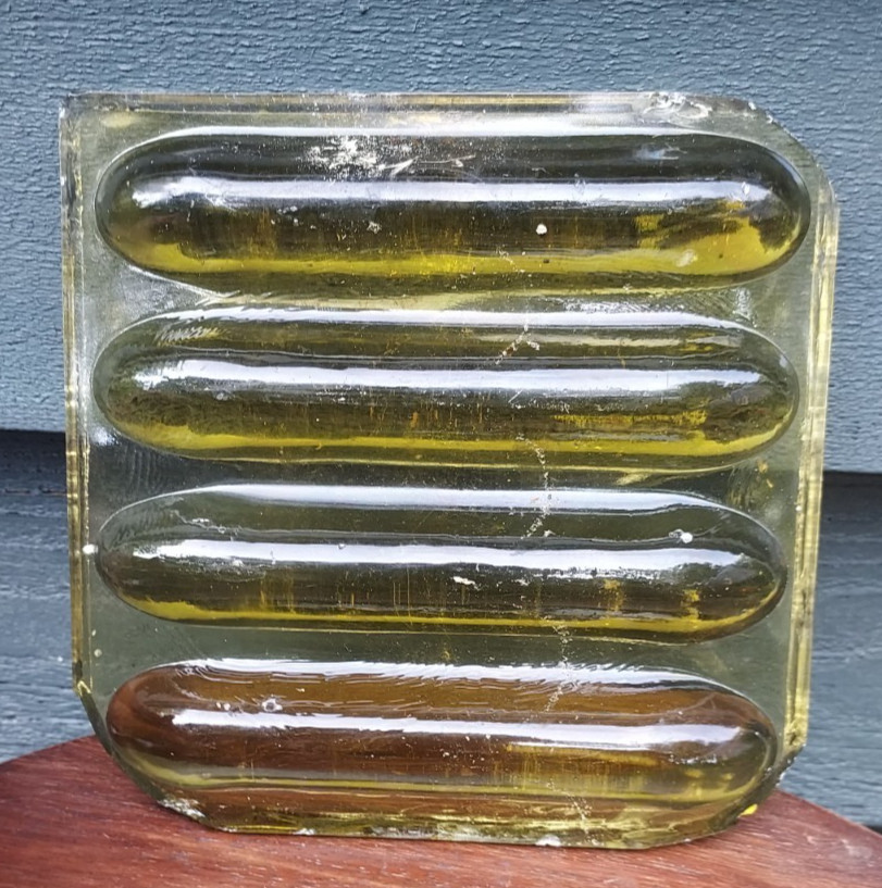 Antique Colored Glass Panel