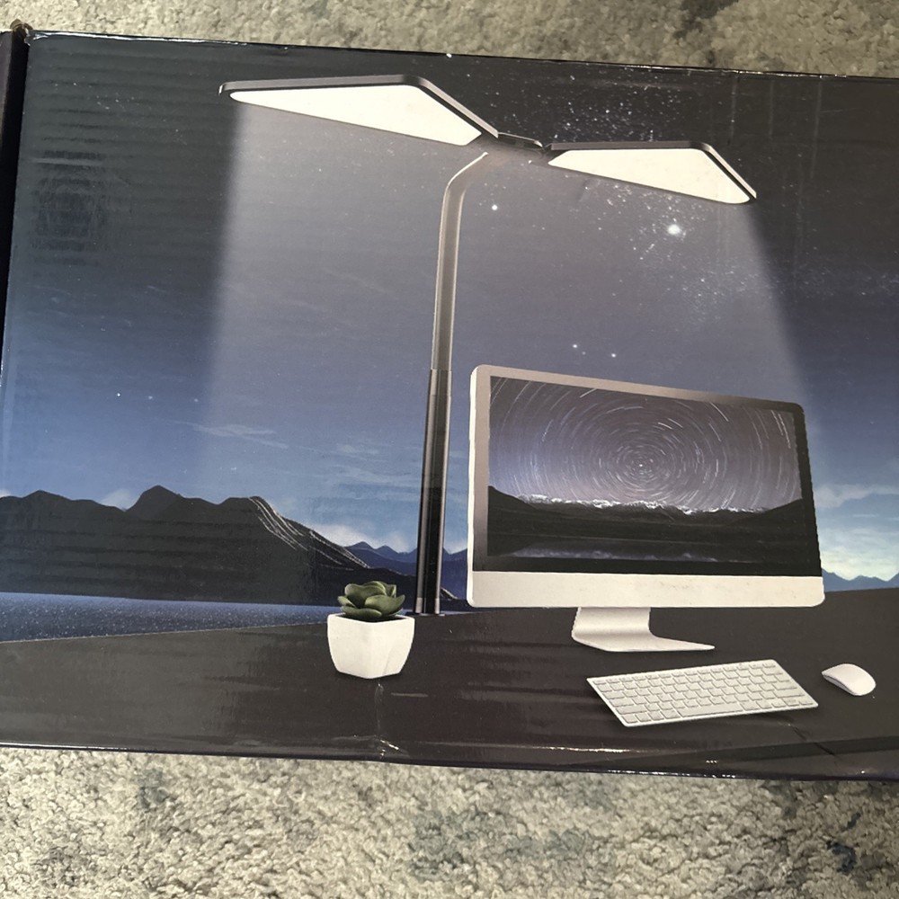 Double Head LED Desk Lamp (clamp on)