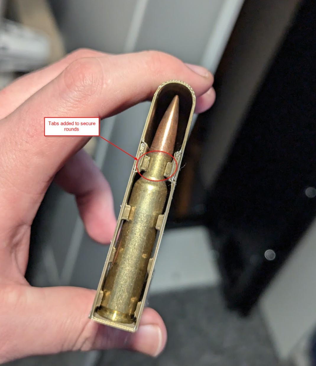 Functional K31 Charger / Stripper Clip for 7.55x55 Swiss Rifles