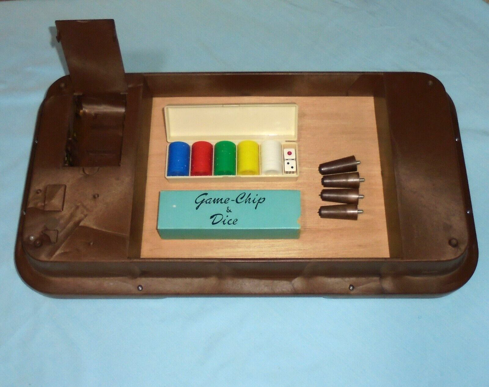 Waco Auto Shooter Craps Table Fully Automatic Dice Roller Game Complete Vintage