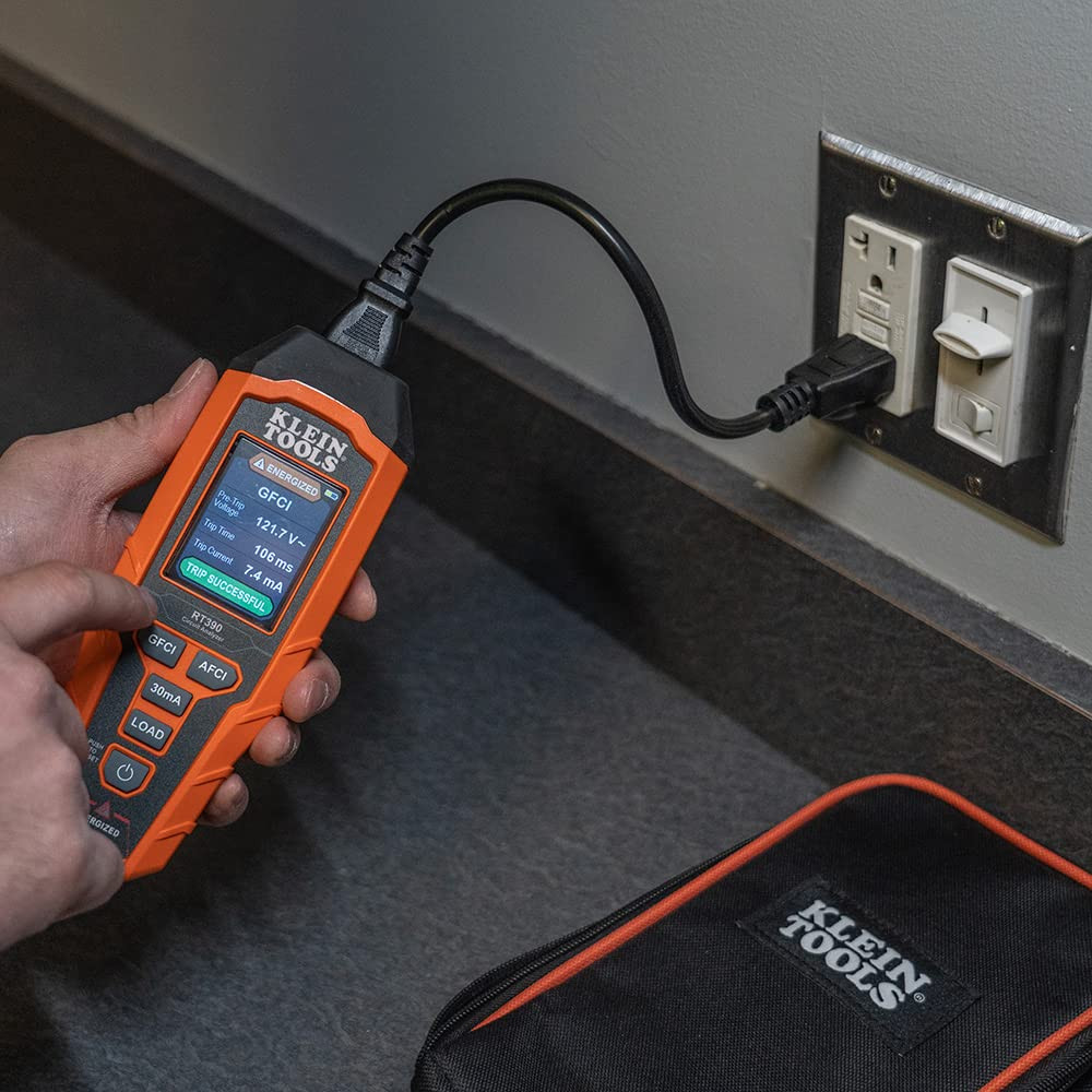RT390 Circuit Analyzer: LCD Display, Fault Detection, GFCI/AFCI Testing