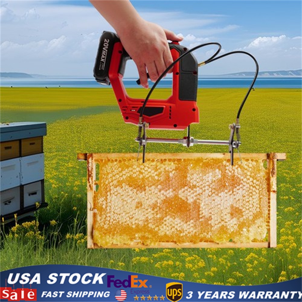 Portable Electric Bee Shaker, Handheld Beehive Frame Shaking Machine Bee Remover