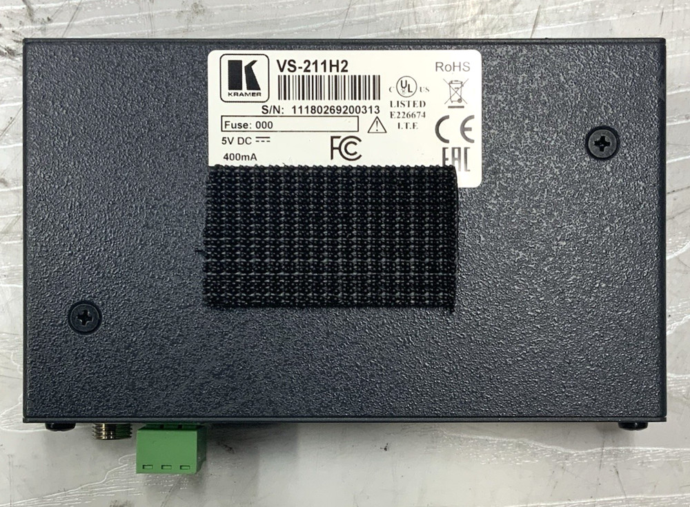 Kramer DigiTOOLS Automatic HDMI Standby Switcher w/ Power Adapter | VS-211H2