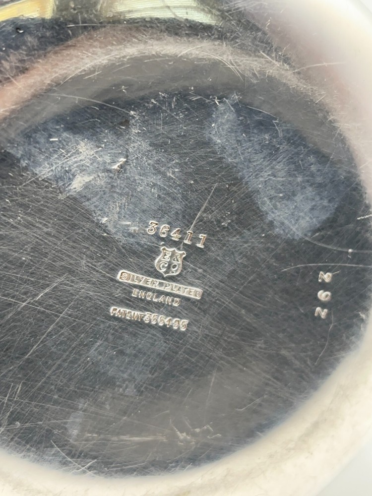 Vintage SILVER PLATED Elkington 6" Teapot England Marked #29Z