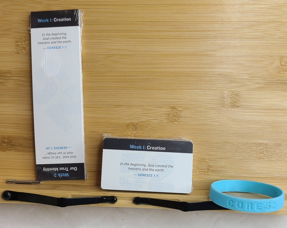Core 52 leader pack cards wrist band and bookmarks