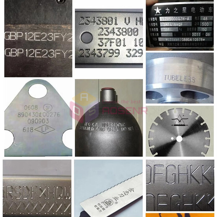 Electric Dot Peen Marking Machine VIN Code Number Engraving Embossing Stamping