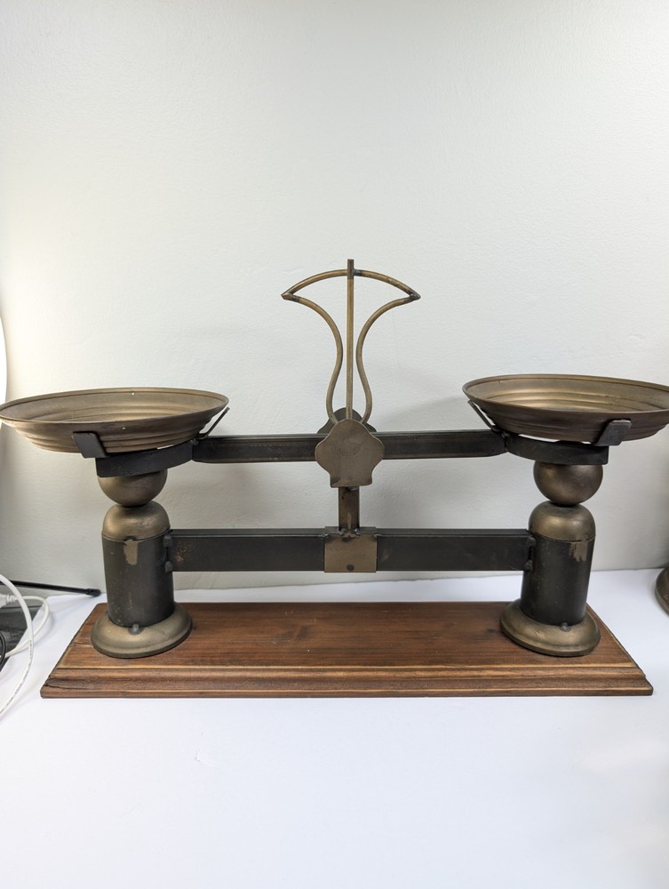 Antique Scale Wood Base