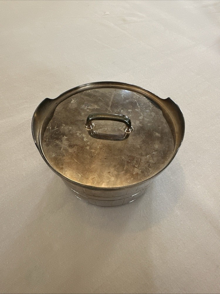 Vintage Silver Plated Dish With Lid