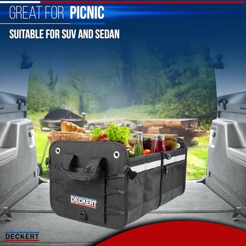 Car SUV Trunk Organizer, 600D Oxford Polyester, Collapsible, Multi
