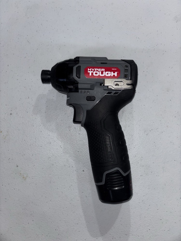 Hyper Tough 12V Cordless Impact Driver Brushless Tool Only Tested Working