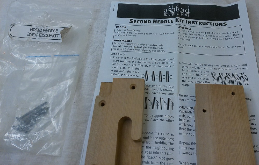 Single Rigid Heddle Second Heddle Kit Ashford Knitters Loom