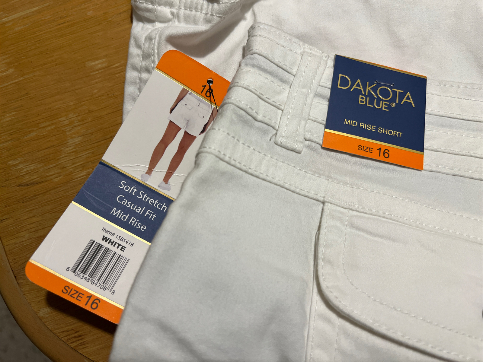 Women's Soft Stretch Casual Fit Mid Rise Shorts Colors & Sizes CHOICEs dakota